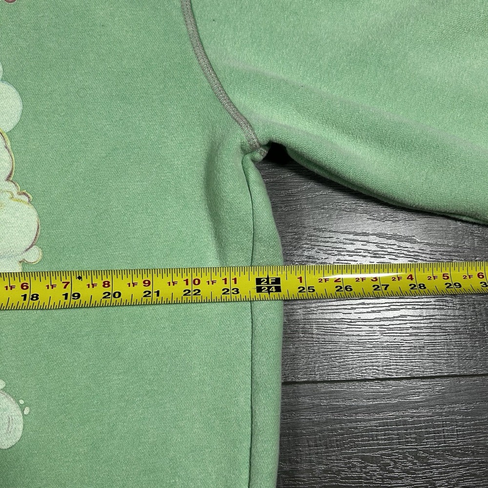 Dolls Kill x Strawberry Shortcake Hoodie Womens L Green Pullover Graphic Fleece - Picture 4 of 9